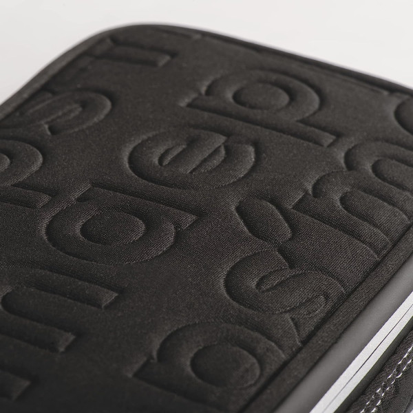 Trousse - Rectangulaire - Noir/Gris - Grand format - Scolaire - 22x11x6cm - S'maepp