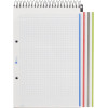Bloc-notes - A5 - Petits carreaux - Spirales - 240 pages - Papier 70g - Noir - Miquelrius