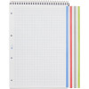 Bloc-notes - A4 - Petits carreaux - Spirales - 240 pages - Papier 70g - Noir - Miquelrius