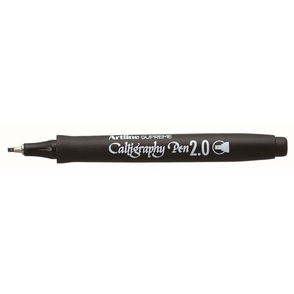 photo-Feutre - Noir - Calligraphie - Pointe fine de 2mm - Artline - Calligraphy Pen