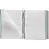 Cahier - A5 - Petits carreaux - Spirales - 240 pages - Papier 100% recyclé