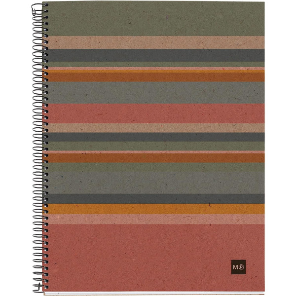 photo-Cahier - A4 - Petits carreaux - Spirales - 120 feuilles - Papier 100% recyclé