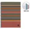 Cahier - A4 - Petits carreaux - Spirales - 240 pages - Papier 100% recyclé
