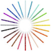 Feutres de coloriage - Enfant - Pointe moyenne - 18 couleurs dont 3 fluo - BIC Kids