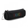 Trousse - Pour feutres marqueurs POSCA - Noir - Ronde - 20 x 7,5 cm