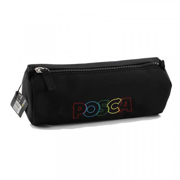 Trousse - Pour feutres marqueurs POSCA - Noir - Ronde - 20 x 7,5 cm