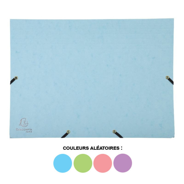photo-Trieur - 12 compartiments - Carton rigide - Avec élastiques - 34x24,5cm - Exacompta