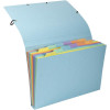 Trieur - 12 compartiments - Carton rigide - Avec élastiques - 34x24,5cm - Exacompta