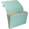 Trieur - 12 compartiments - Carton rigide - Avec élastiques - 34x24,5cm - Exacompta