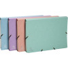 Trieur - 12 compartiments - Carton rigide - Avec élastiques - 34x24,5cm - Exacompta