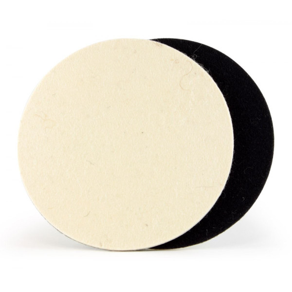 photo-Disque en feutre - Tampon pour polir les vitres - Voiture - Diamètre 127mm - 2 pièces - SONAX