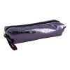 photo-Petite trousse - Scolaire - Violet brillant - Fermeture éclair - 19x5x5cm