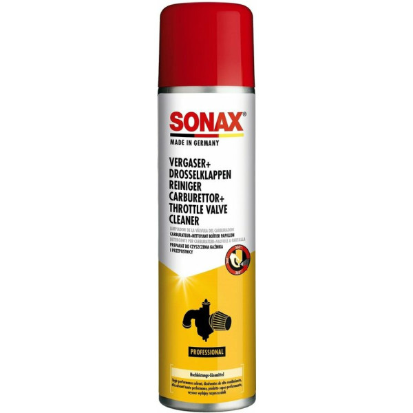 photo-Produit nettoyant - Pour carburateurs, papillons, injecteurs - SONAX - Spray 400ml