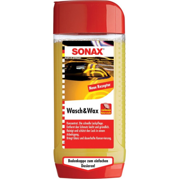 photo-Shampooing avec cire - Carrosserie - SONAX - Flacon de 500ml