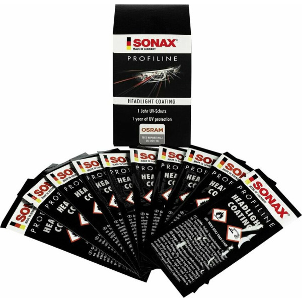 photo-Produit nettoyant pour phares de voiture - SONAX - Profiline - Céramique phare