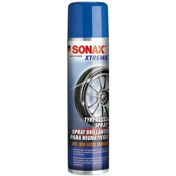 photo-Produit nettoyant - Brillant - Tous types de pneus - SONAX - Spray 400ml