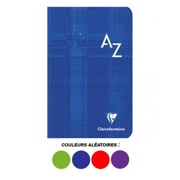 Carnet - Répertoire - 11x17cm - Sans spirale - 96 pages - Grands carreaux - Clairefontaine