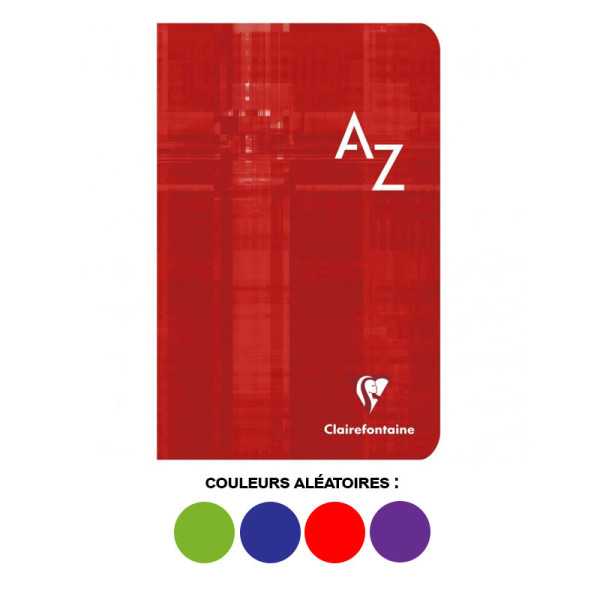 Carnet - Répertoire - 11x17cm - Sans spirale - 96 pages - Grands carreaux - Clairefontaine