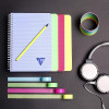 Cahier - 17x22cm - Spirale - 100 pages - Grands carreaux - Polypro - Clairefontaine