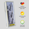 Stylo plume - Calligraphie - 3 plumes différentes - Rechargeable - ONLINE - Air Noir/Argent