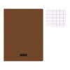 photo-Cahier - A4 - 21x29,7cm - Grands carreaux - 48 pages - polypro - sans spirale - Marron