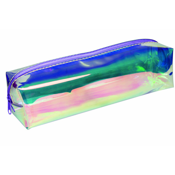 Trousse - Scolaire - Transparente - Rectangulaire - 21 x 6 x 5,5 cm - ONLINE