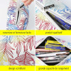 Trousse - Scolaire - Rainbow - Rectangulaire - 21 x 6 x 5,5 cm - ONLINE