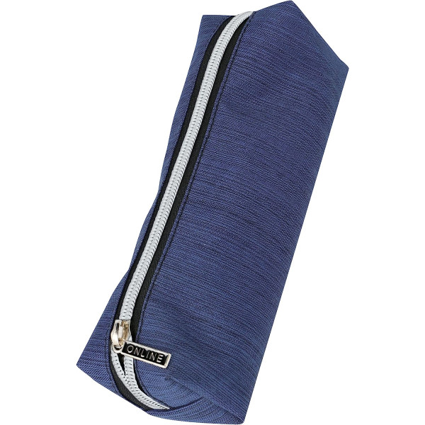 photo-Trousse - Scolaire - Bleu denim - Rectangulaire - 21 x 6 x 5,5 cm - ONLINE