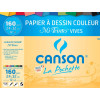 photo-Canson - Papier à dessin - 24 x 32 cm - Couleurs vives - 160g - 12 feuilles