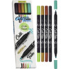 photo-Feutres - Double pointe - Calligraphie - 5 couleurs - ONLINE - Calli.Twin