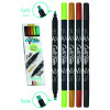 Feutres - Double pointe - Calligraphie - 5 couleurs - ONLINE - Calli.Twin