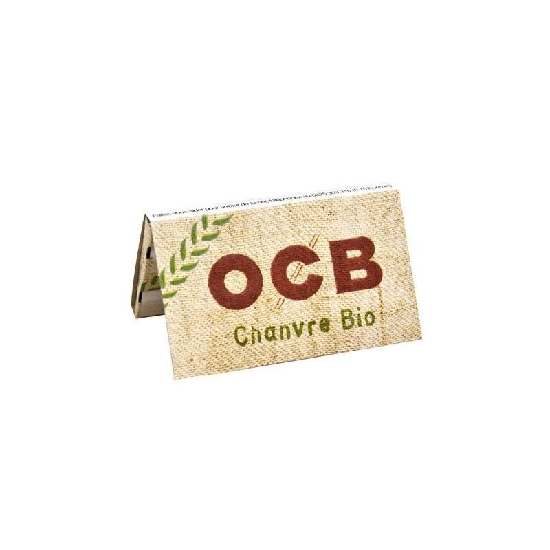 Papier à rouler OCB Chanvre Bio – carnet de 100 feuilles courtes