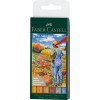 photo-Feutres - Faber-Castell - Pitt Artist Pen - Harvest - Etui de 6 feutres