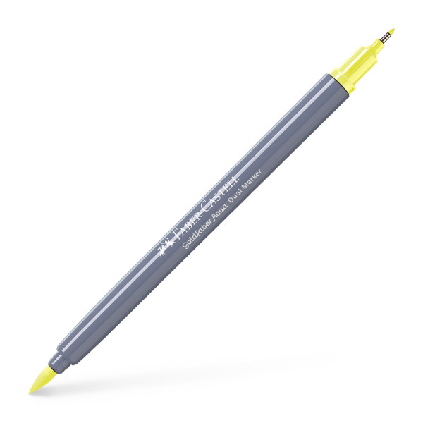 photo-Feutre de coloriage - Faber-Castell - Goldfaber Aqua - Jaune clair glacis - 104