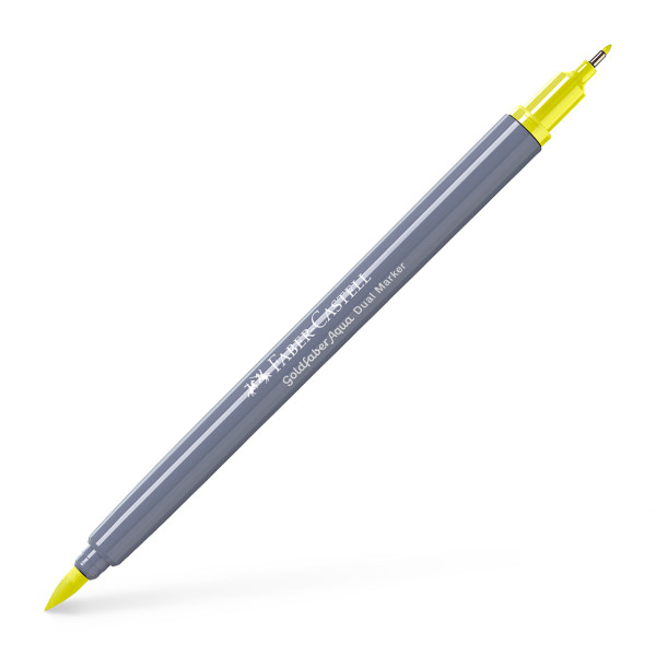 photo-Feutre de coloriage - Faber-Castell - Goldfaber Aqua - Jaune citron - 206