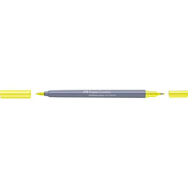Feutre de coloriage - Faber-Castell - Goldfaber Aqua - Jaune citron - 206