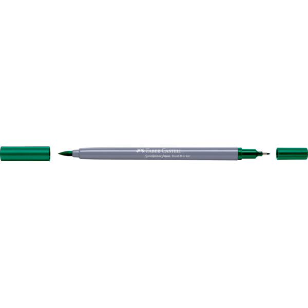 Feutre de coloriage - Faber-Castell - Goldfaber Aqua - Vert phtalo foncé - 264