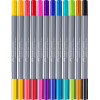 Feutres de coloriage - Faber-Castell - Goldfaber Aqua - Assortiment couleur - Etui de 12