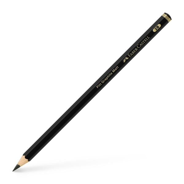 photo-Crayon graphite - 2B - Extra-mat - Dessin - Esquisse - Faber-Castell - Pitt Graphite Matt