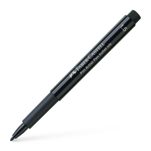 photo-Feutre - Noir - Pointe ronde - 1,5 mm - Pitt Artiste - Faber-Castell