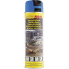 Bombe de peinture - Bleu fluo - Marquage - Repérage - Traceur de chantier - 500ml