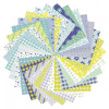 Papier pour origami - Motif fleurs - Carnet de 61 feuilles - 20x20cm - Avenue Mandarine