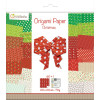 photo-Papier pour origami - Thème Noël - Carnet de 61 feuilles - 20x20cm - Avenue Mandarine