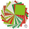 Papier pour origami - Thème Noël - Carnet de 61 feuilles - 20x20cm - Avenue Mandarine