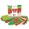 Papier pour origami - Thème Noël - Carnet de 61 feuilles - 20x20cm - Avenue Mandarine