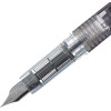 Stylo plume - Plume fine - 0,3mm - Noir - Rechargeable - Platinium - Preppy