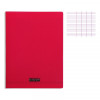 photo-Cahier - A4 (21x29,7cm) - Grands carreaux - 96 pages - Polypro - sans spirale - Rouge