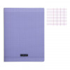 photo-Cahier - A4 (21x29,7cm) - Grands carreaux - 48 pages - Polypro - sans spirale - Violet