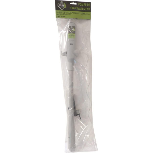 Pompe de transvasement - Electrique - Avec piles - 9L/min - Canne de 385mm