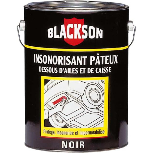 photo-Produit insonorisant - Voiture - Bas de caisse - Dessous d'ailes - Noir - Blackson